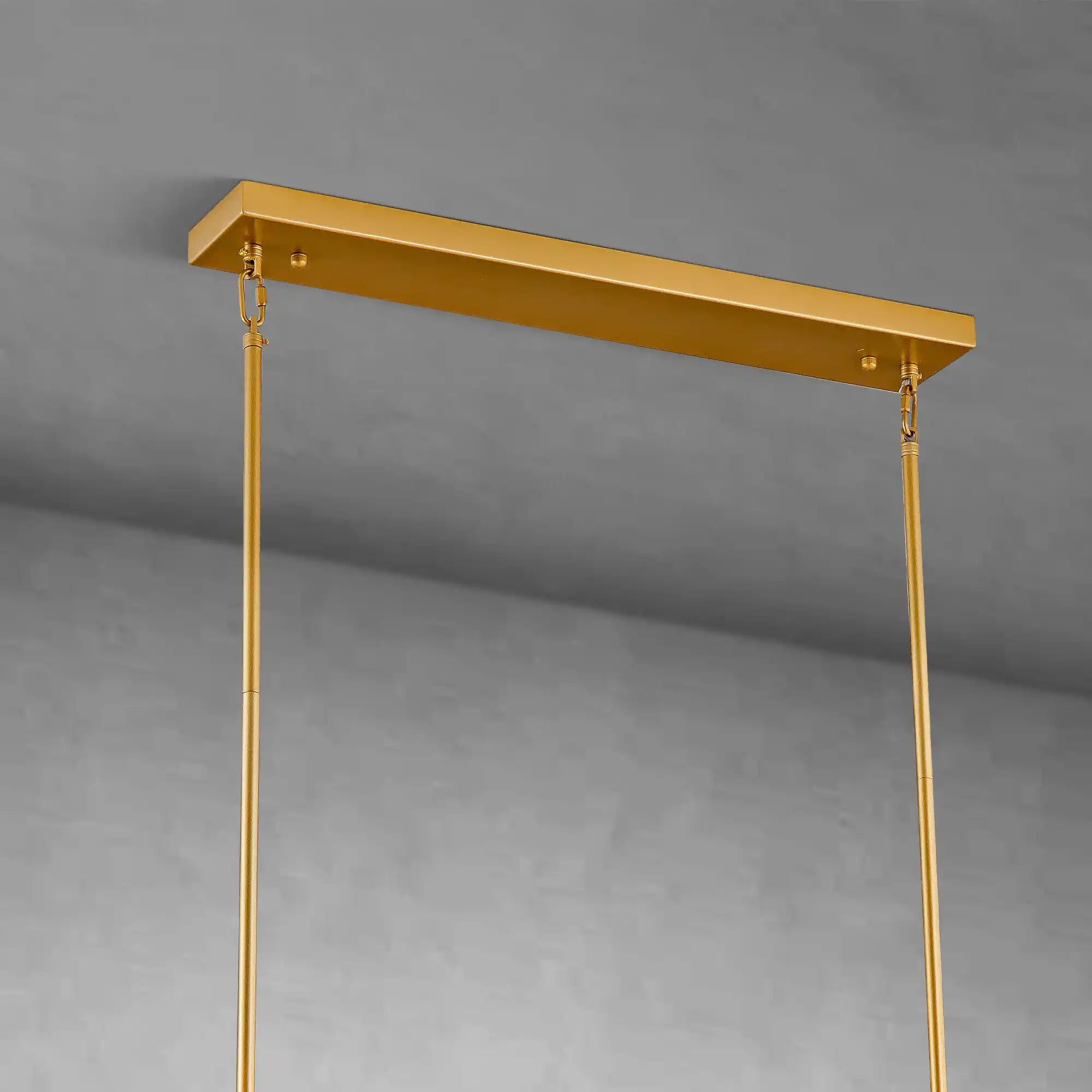 Modern 72" Rectangle K9 Crystal Chandelier for Dining Room