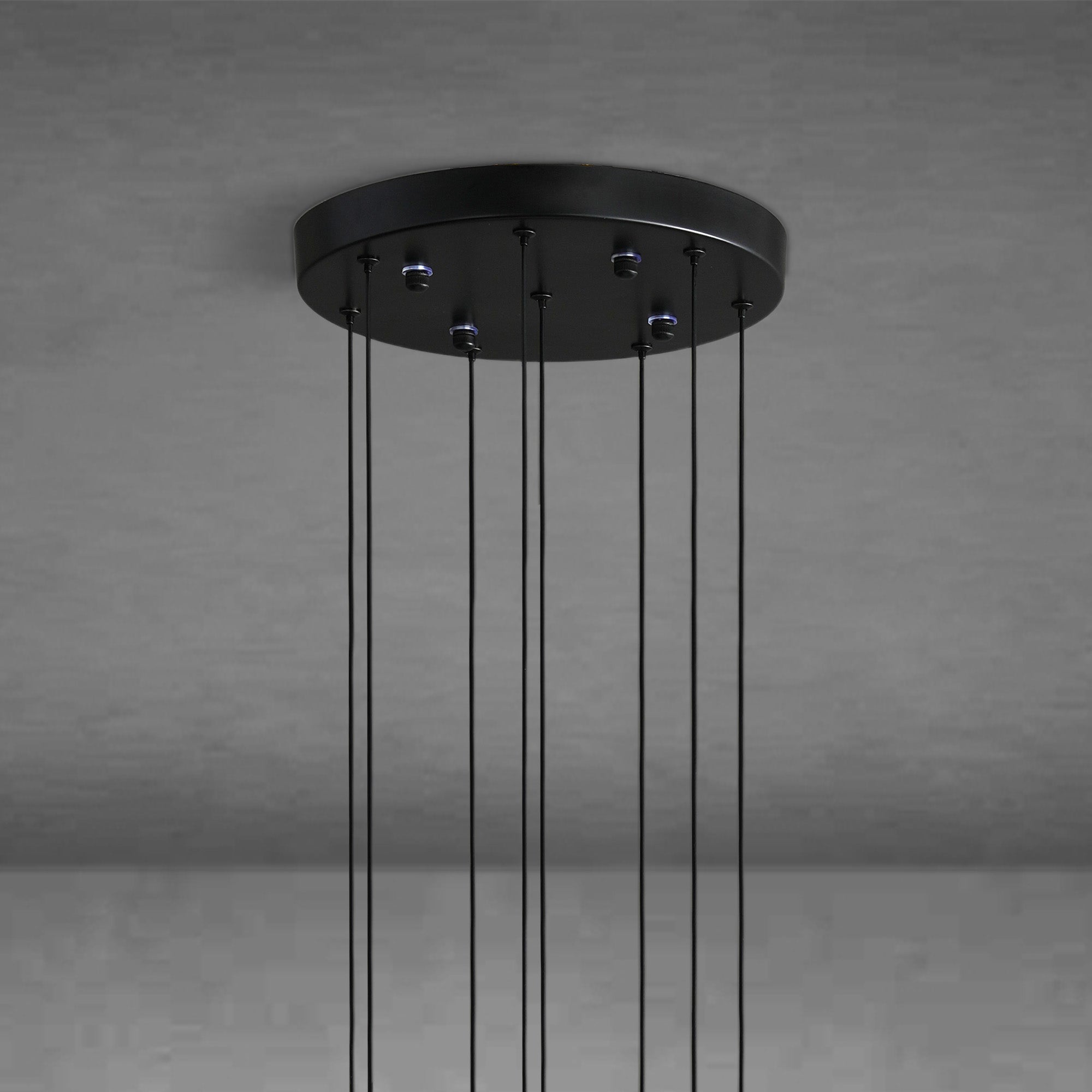 Modern Crystal Chandelier for Staircase 79" Long Black Stairwell Chandelier for Foyer Adjustable High Ceiling Lighting Fixture for Living Room Hallway Entryway Staircase