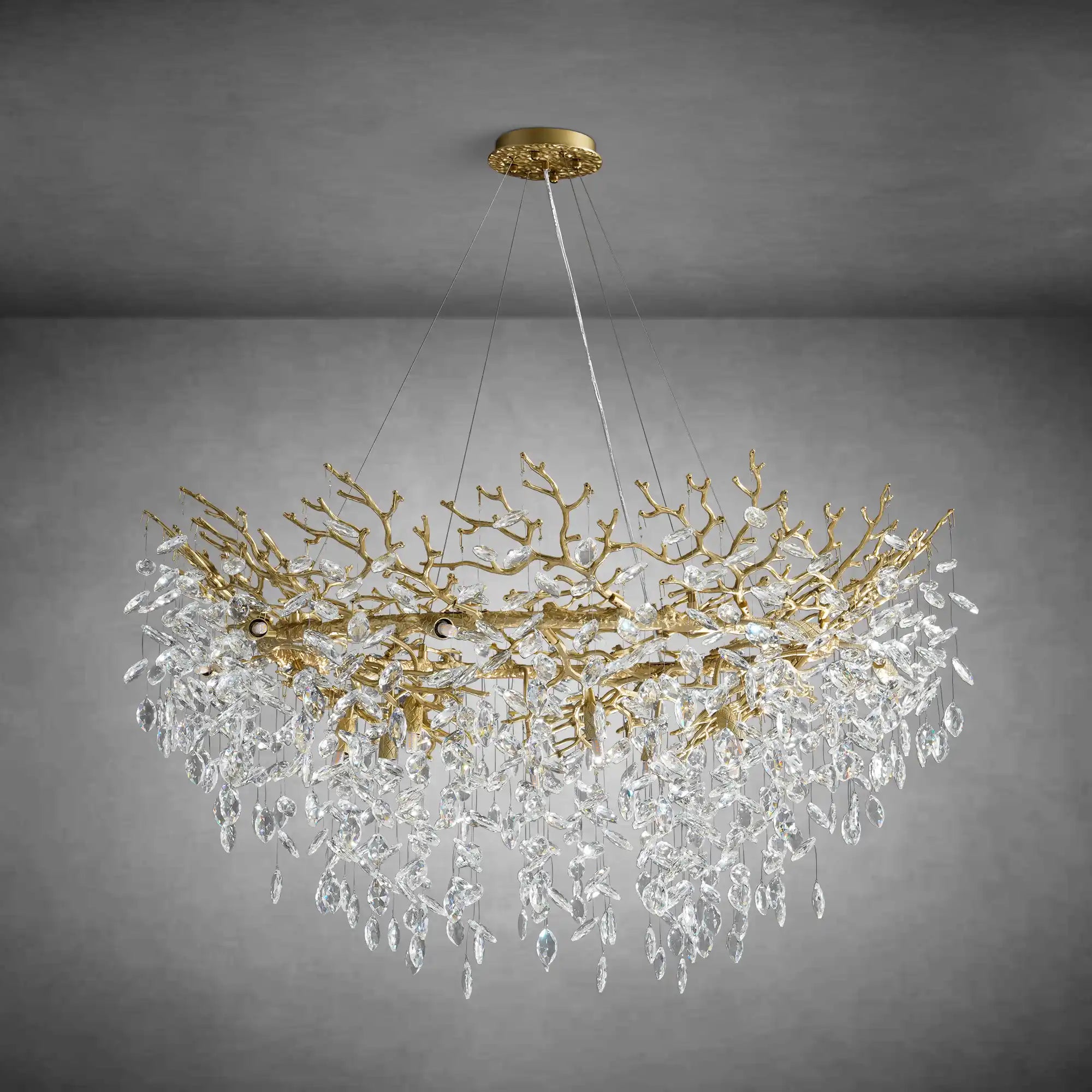 Horse-eye shaped branches Crystal Chandelier