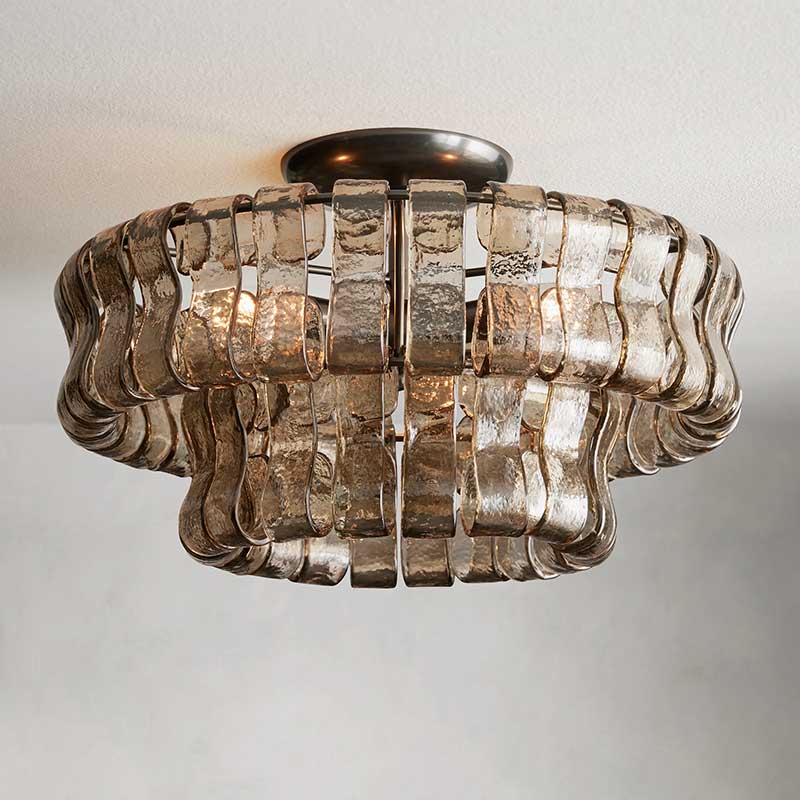 Ghiaccio Flushmount Chandelier