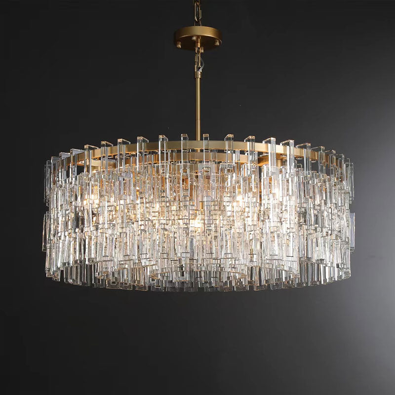 Miravon K9 Crystal Round Chandelier 36"