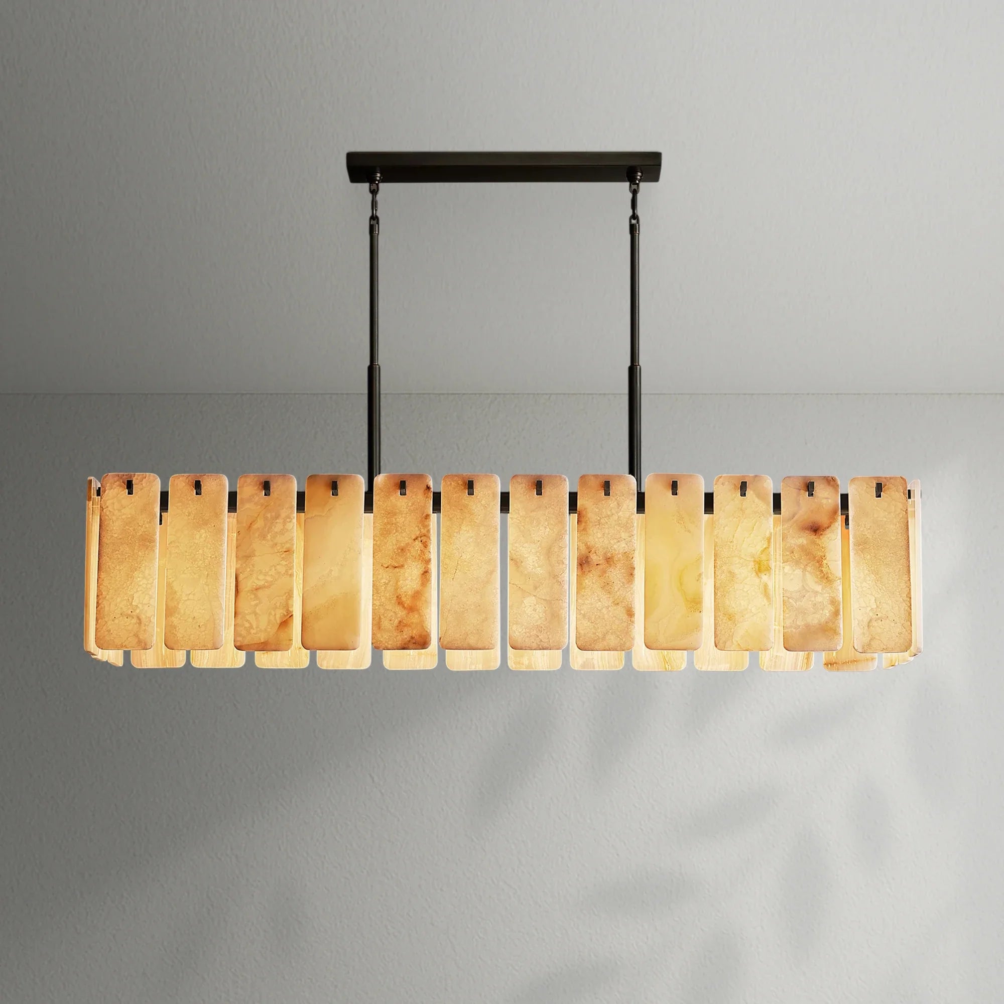 Calametto Onyx Rectangular Chandelier