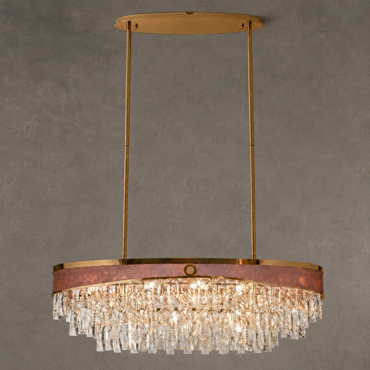Crystal Rectangular Chandelier