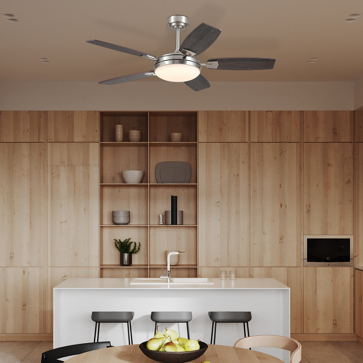 Zephyra Ceiling Fans with Lights 52"