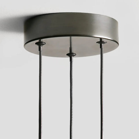 Raindrop round chandelier 5'', 3 lights for living room/ bedroom/ foyer entryway