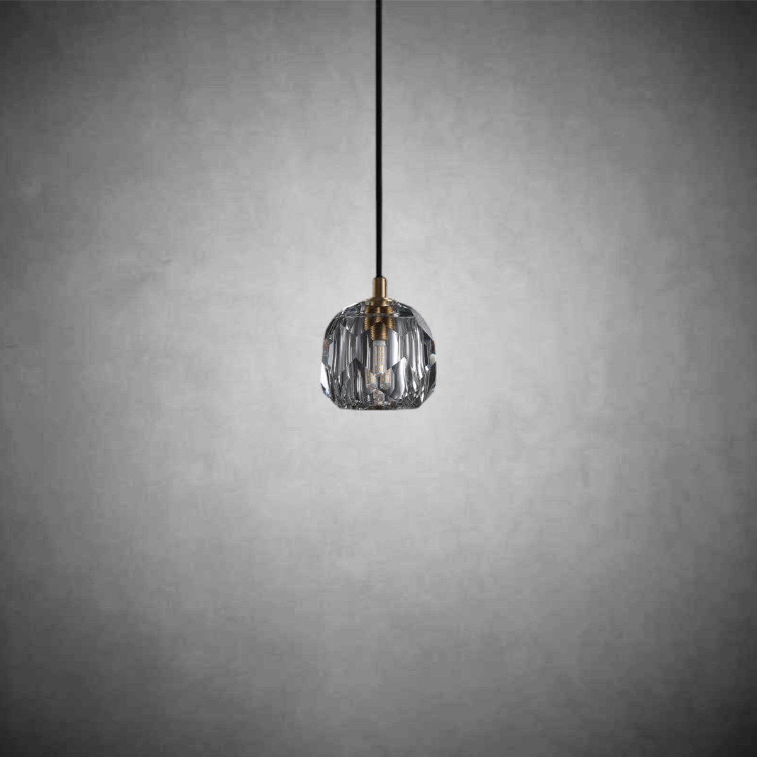 Bolura De Cristal Glass Cord Pendant