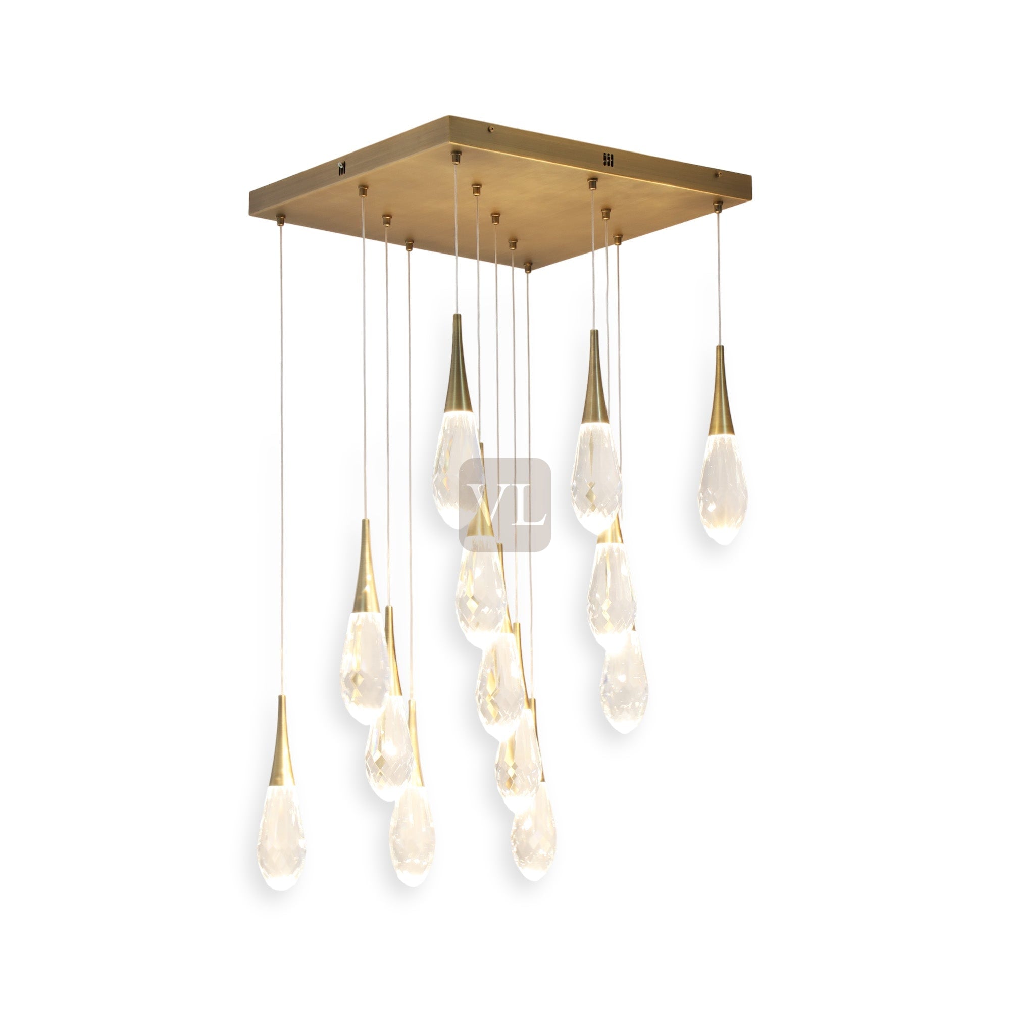 Crystal Drop LED Pendant Light