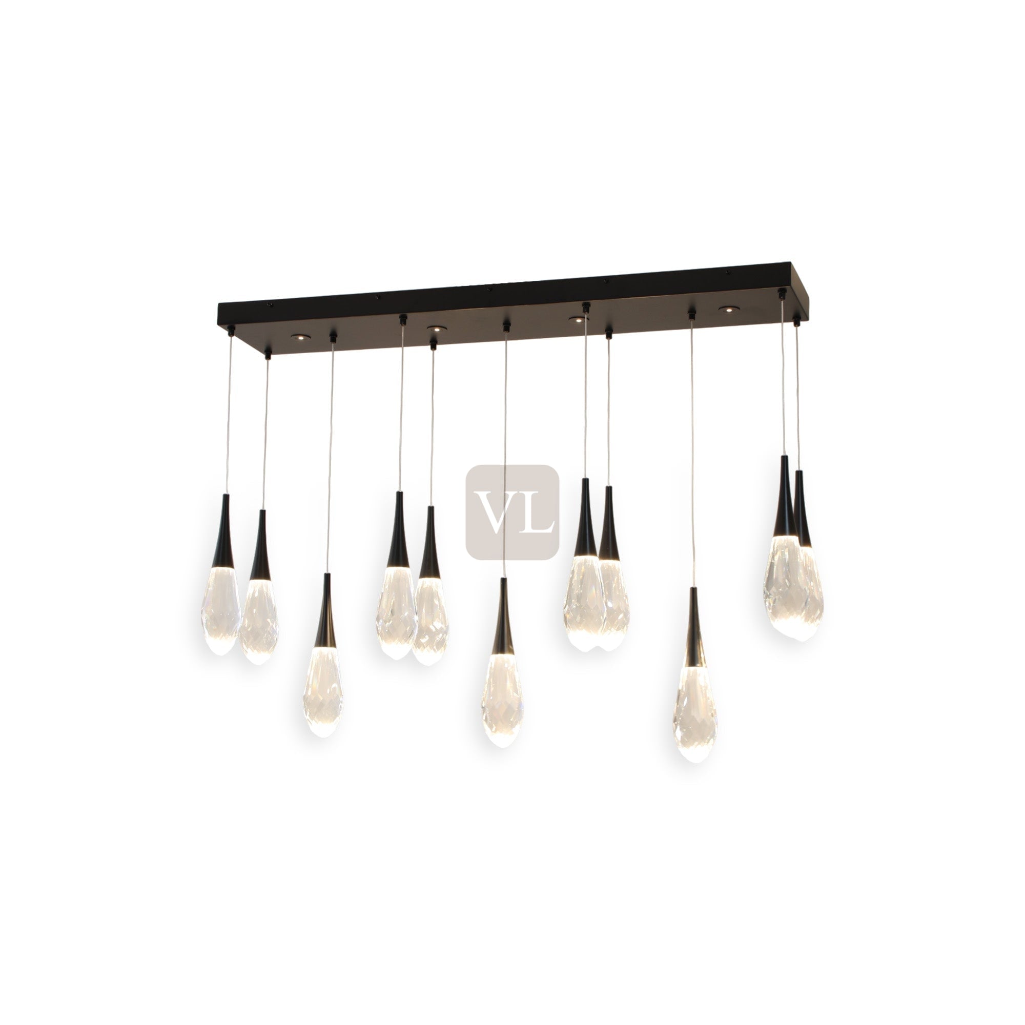 Crystal Drop LED Pendant Light