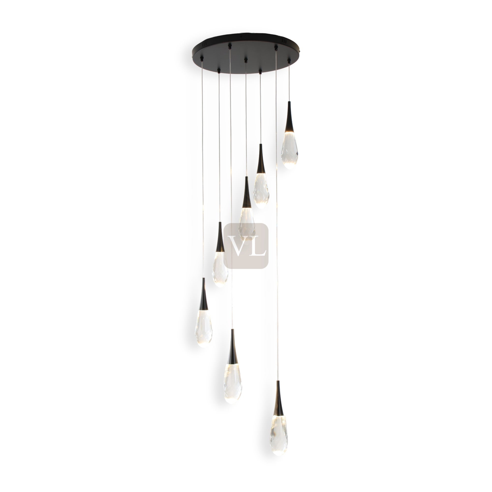 Crystal Drop LED Pendant Light