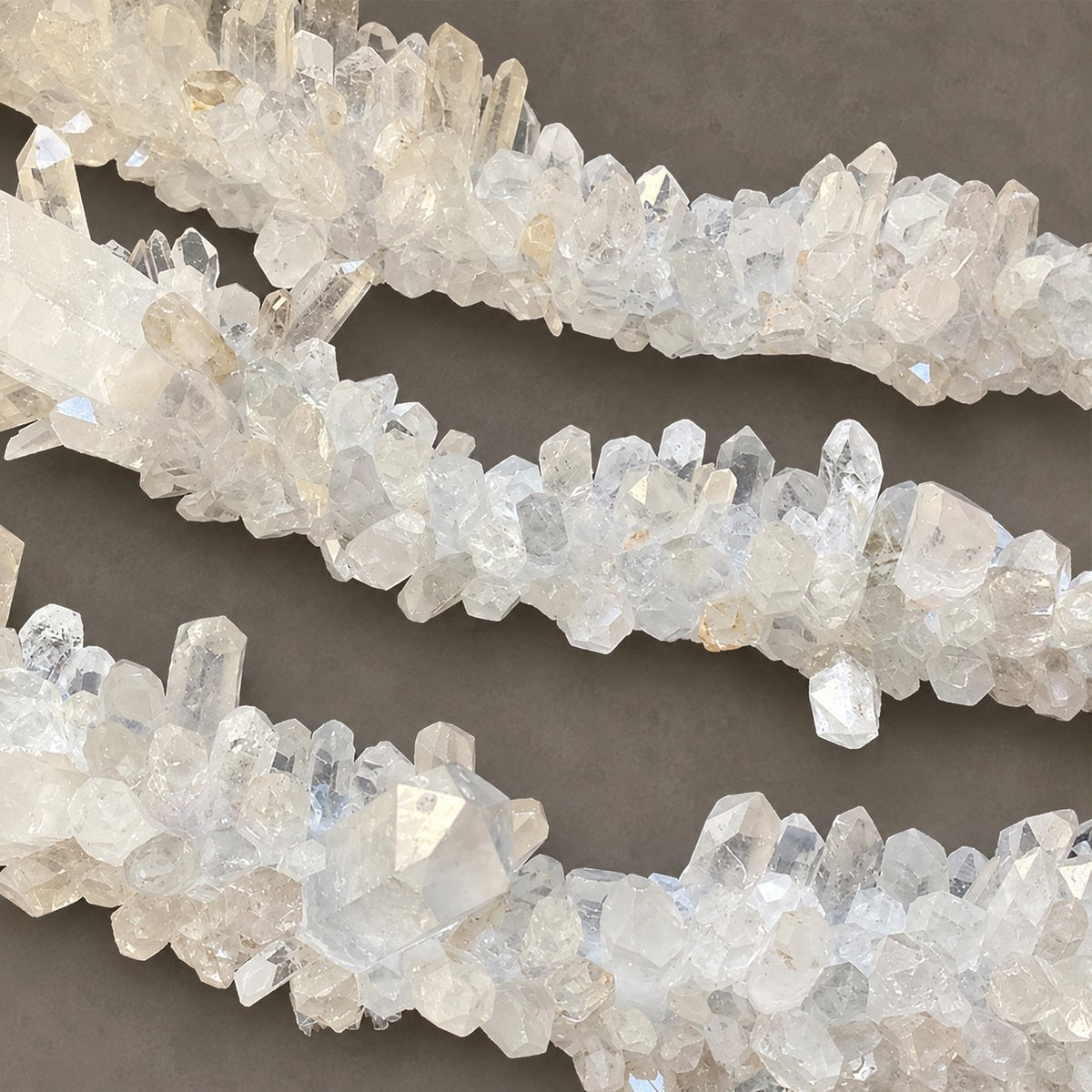 Geode  Quartz Crystal Ring Chandelier