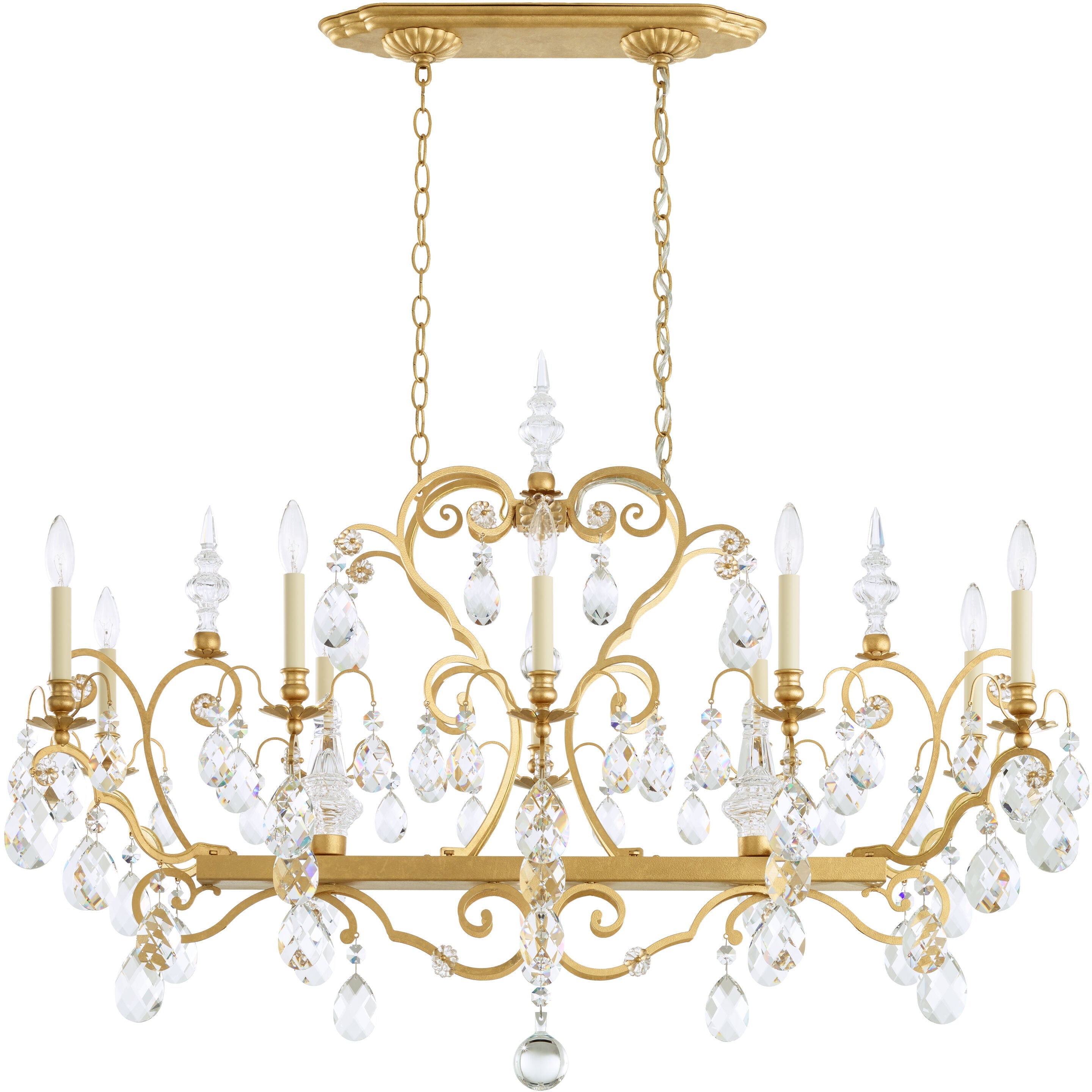 Lustre en cristal Renaissance 46"