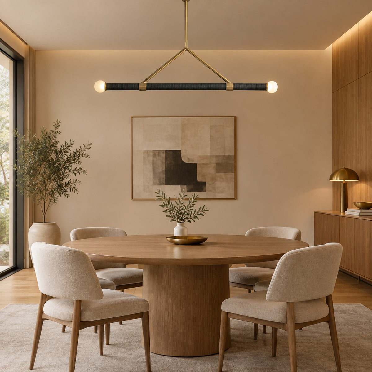 Holtbrook Leather Pendant