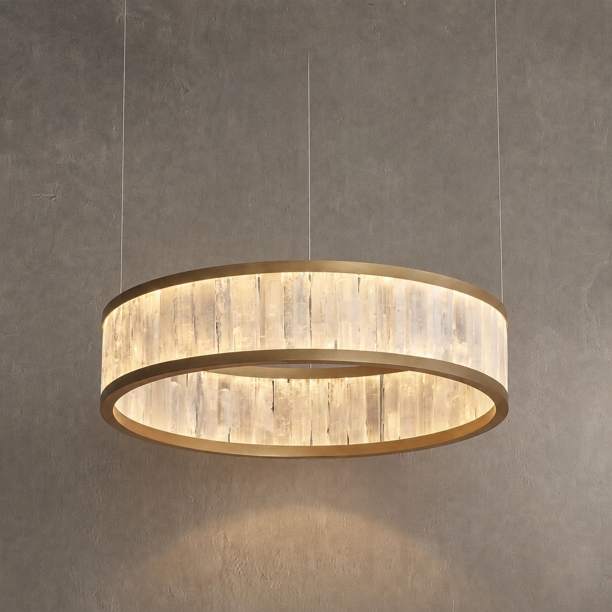 Crystara Modern Natural Stone Chandelier