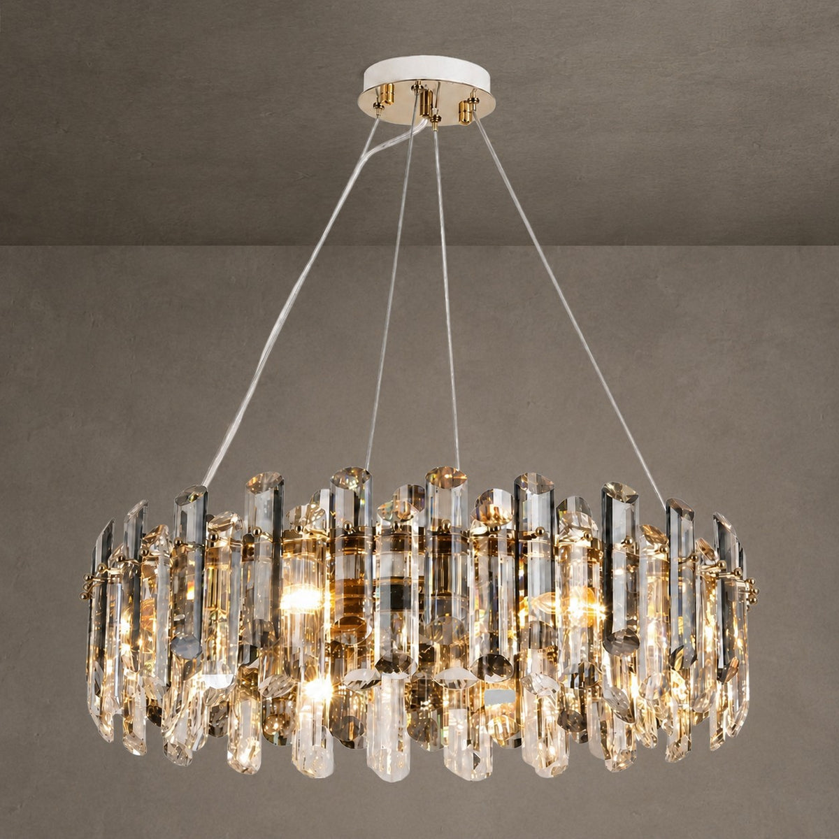 Velo Crystal Halo Chandelier