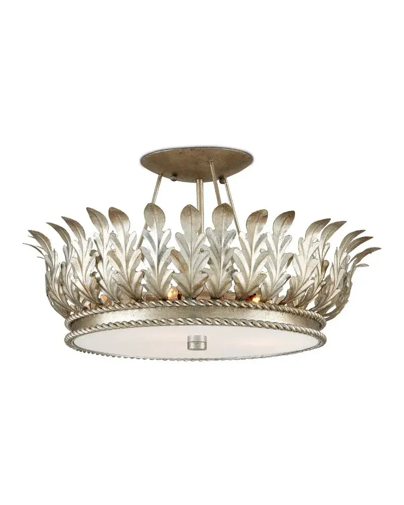 Arcadia Semi-Flush Mount Chandelier 18.5'' For living room, bed room, Foyer Entryway