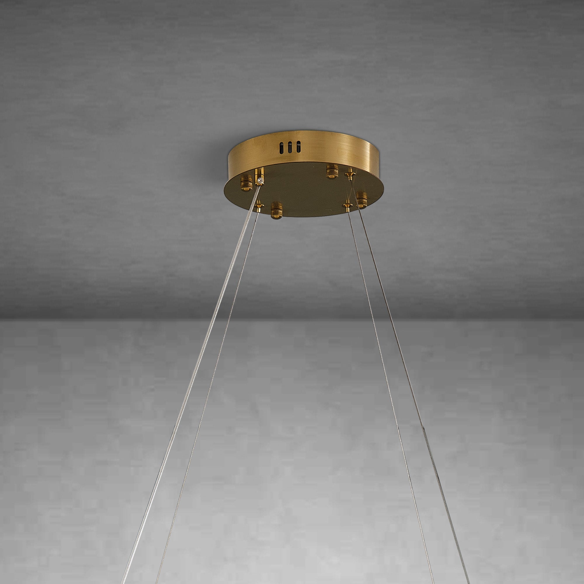 Alabaster Round Chandelier, Natural Spanish Stone Texture Chandeliers, 31.5" Adjustable Alabaster Chandelier Over Table for Living Room, Bedroom, Hallway – Modern Luxury Ceiling Lighting