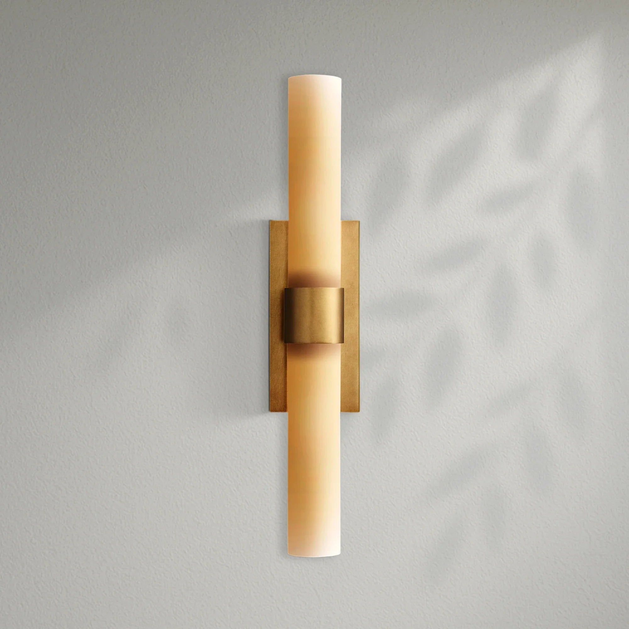 Savelle Milk Glass Sconce 23"