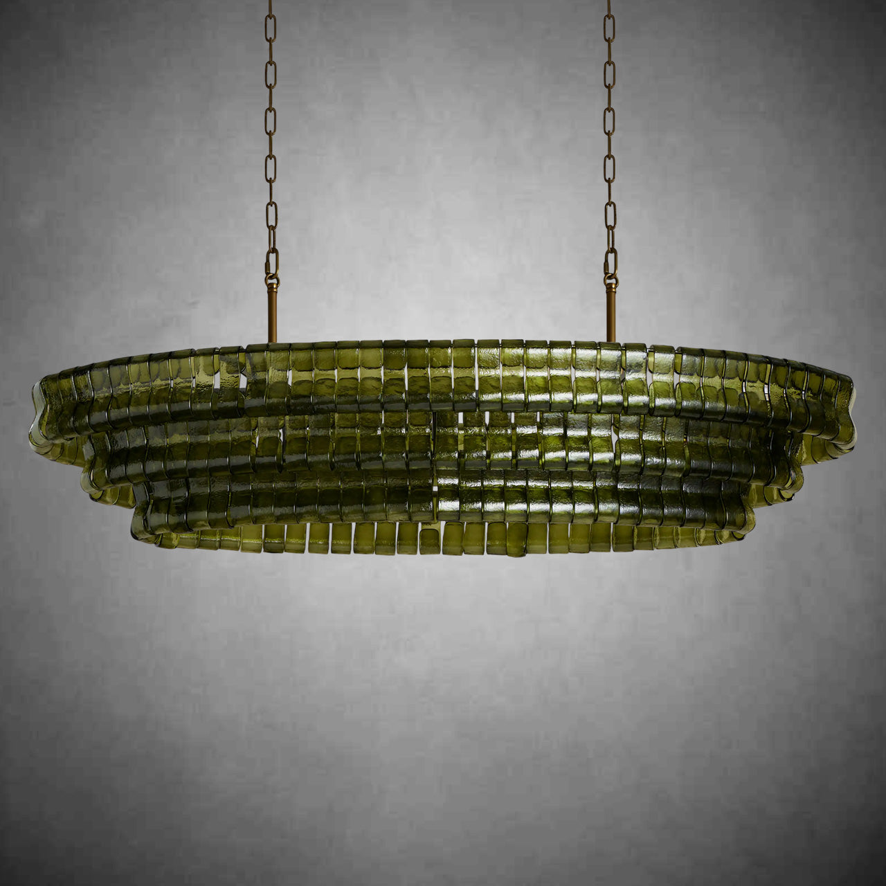 Ghiaccio Oval Chandelier