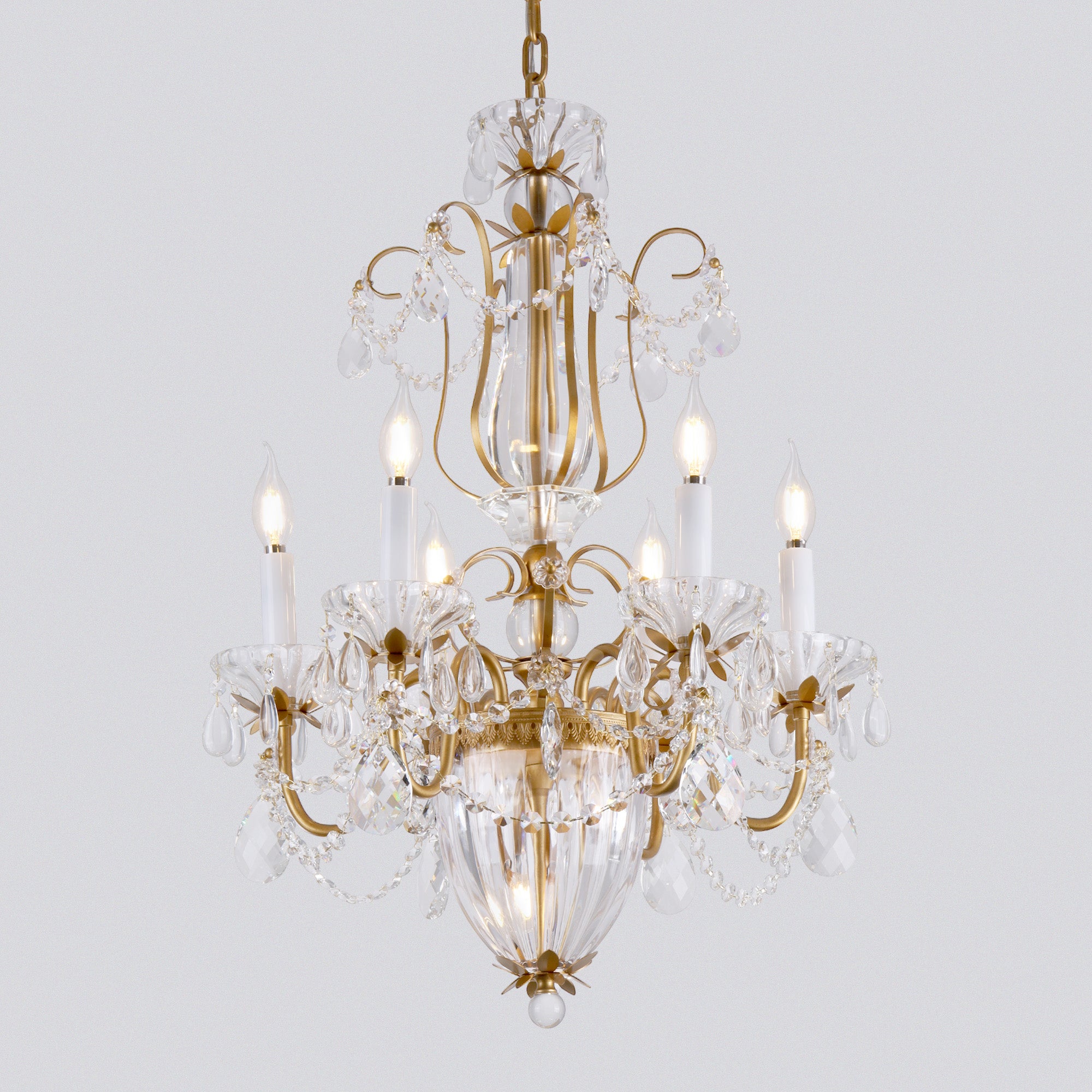 Victorian Crystal Chandelier
