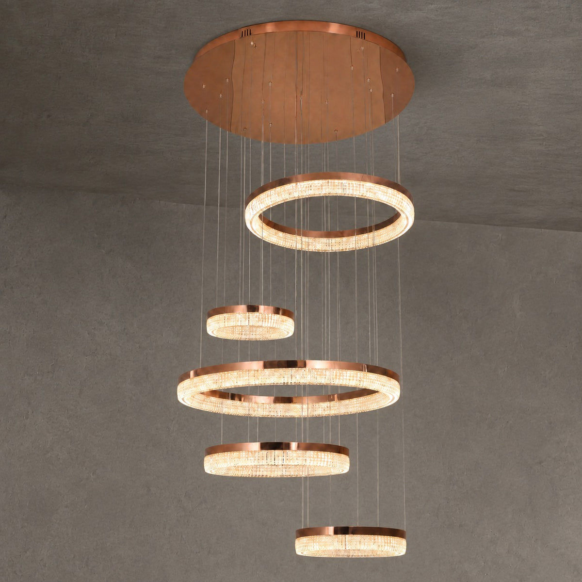 Penombra Ring Cascade Chandelier