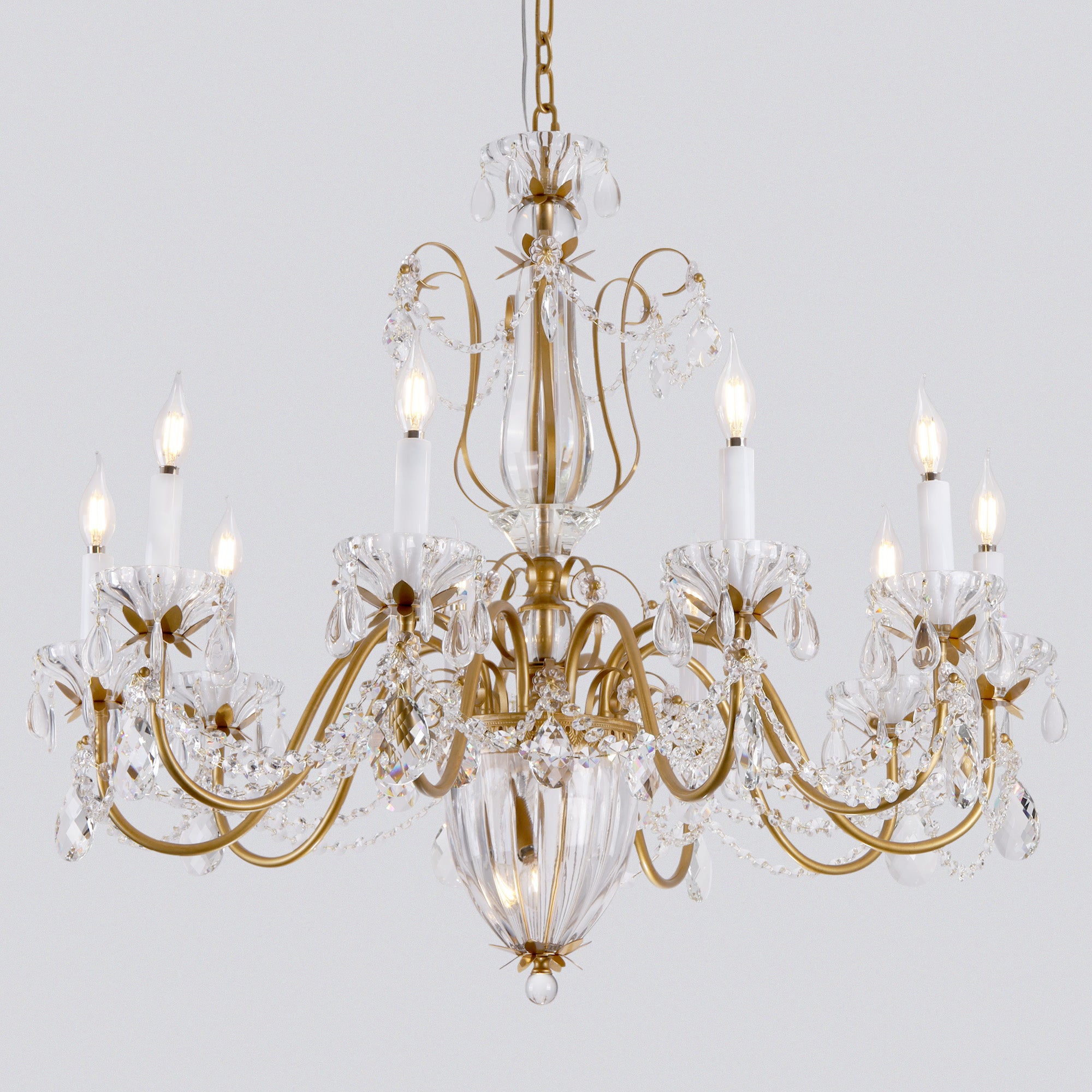 Victorian Crystal Chandelier