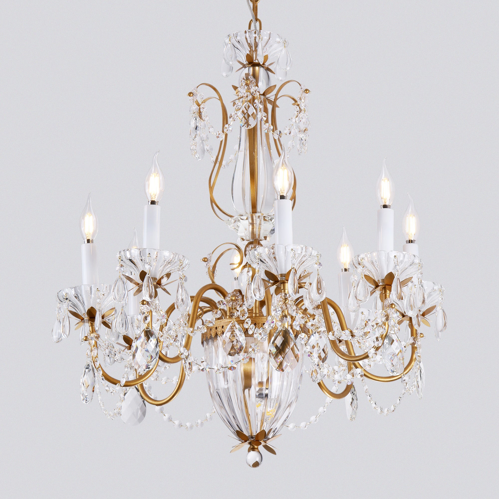 Victorian Crystal Chandelier