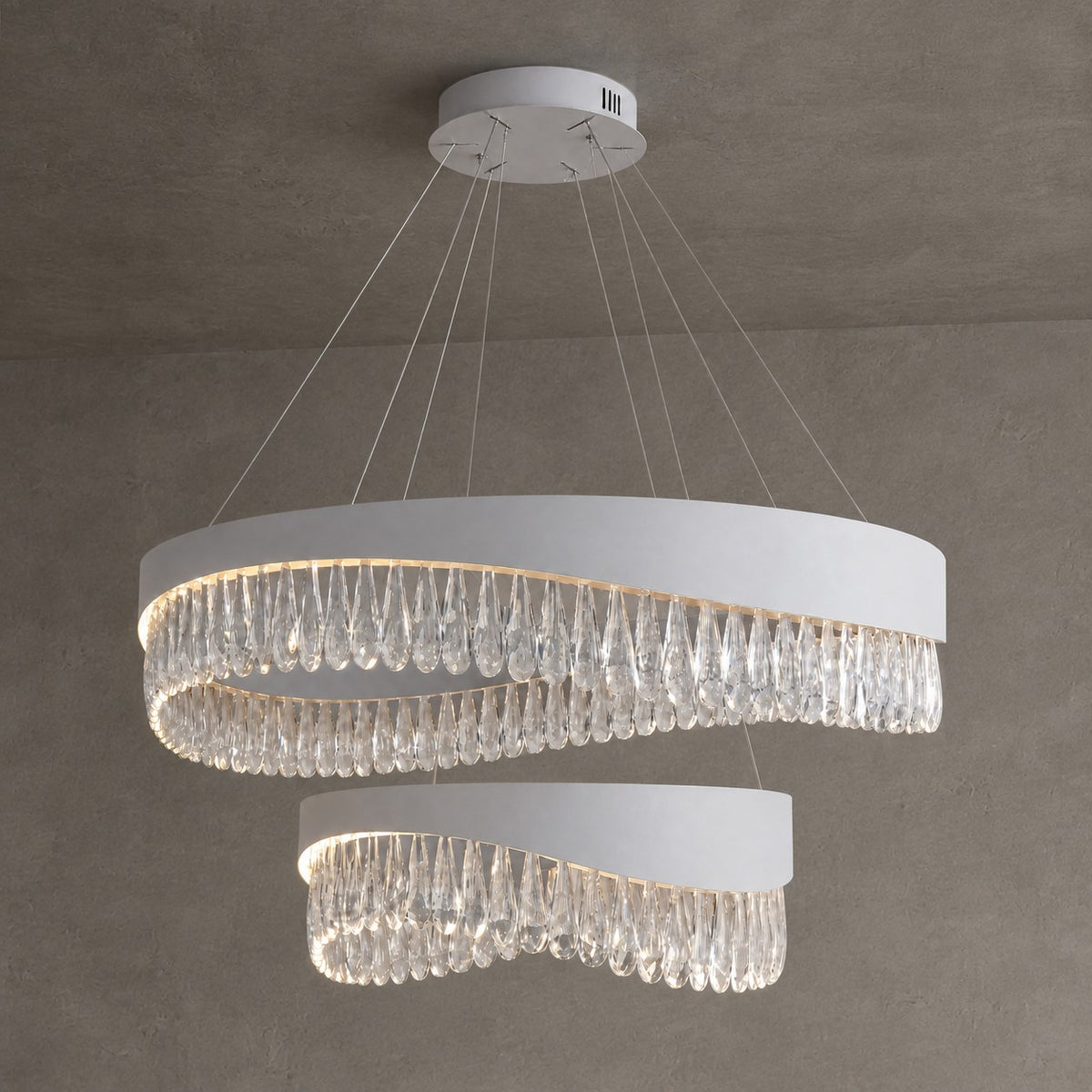 Stagno Crystal Duo Chandelier