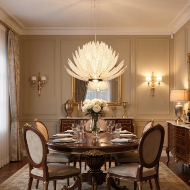 Chandelier Orchid Glass Calista