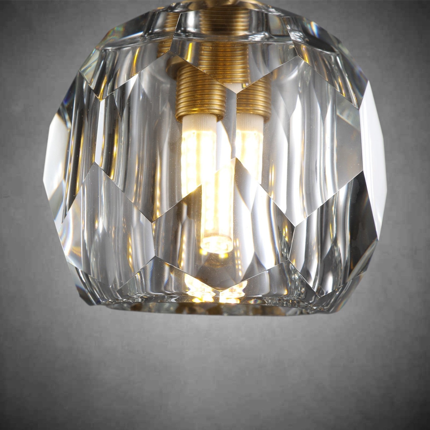 Bolura De Cristal Glass Cord Pendant