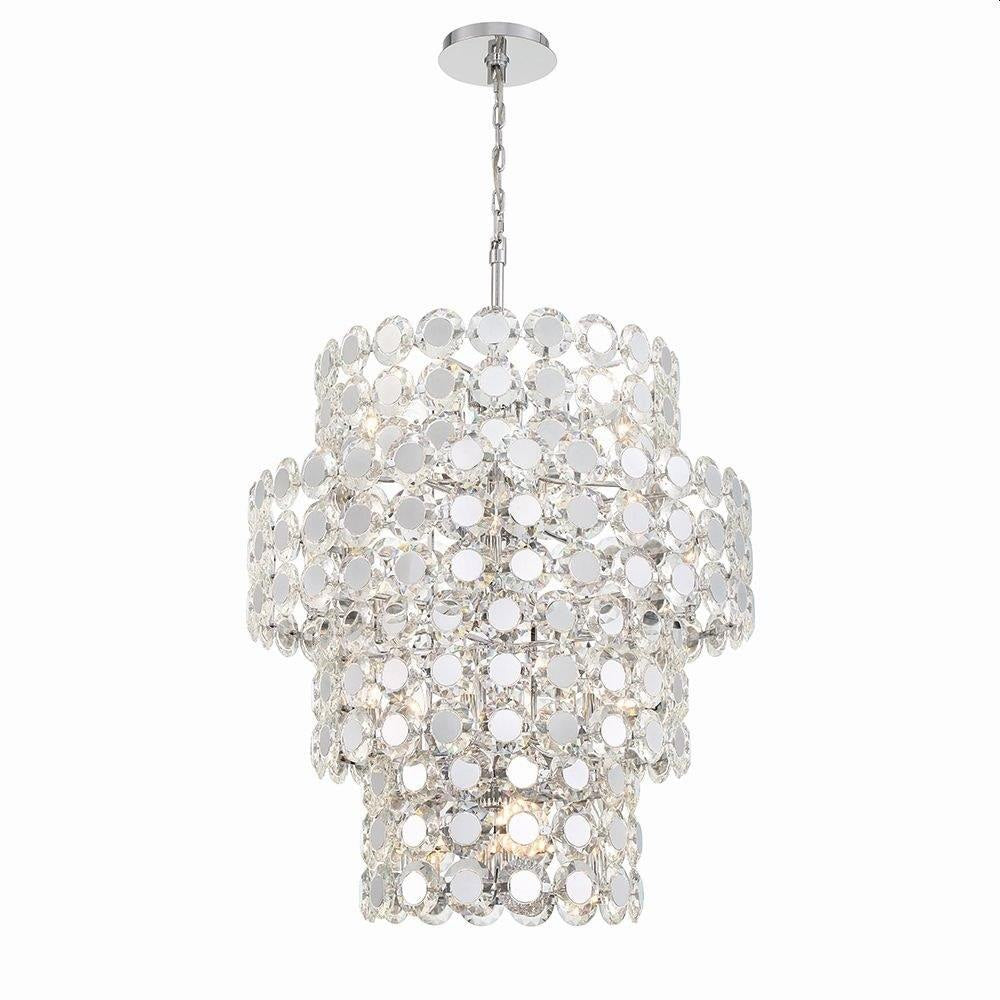 Perrene - 24 Light Chandelier In Modern And Contemporary Style 45"