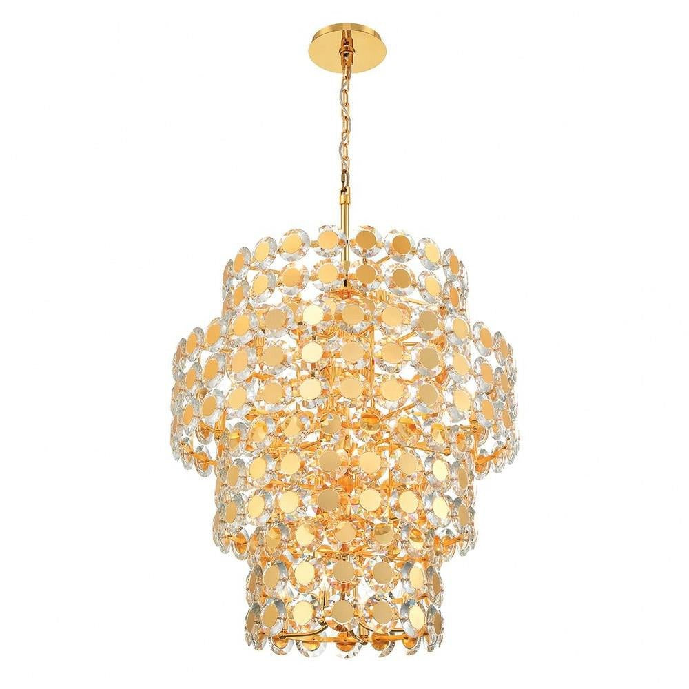 Perrene - 24 Light Chandelier In Modern And Contemporary Style 45"