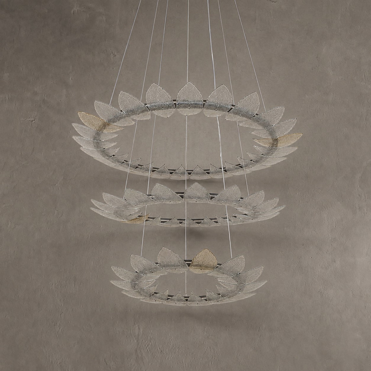 Aster Modern Foyer Large Ring Chandelier