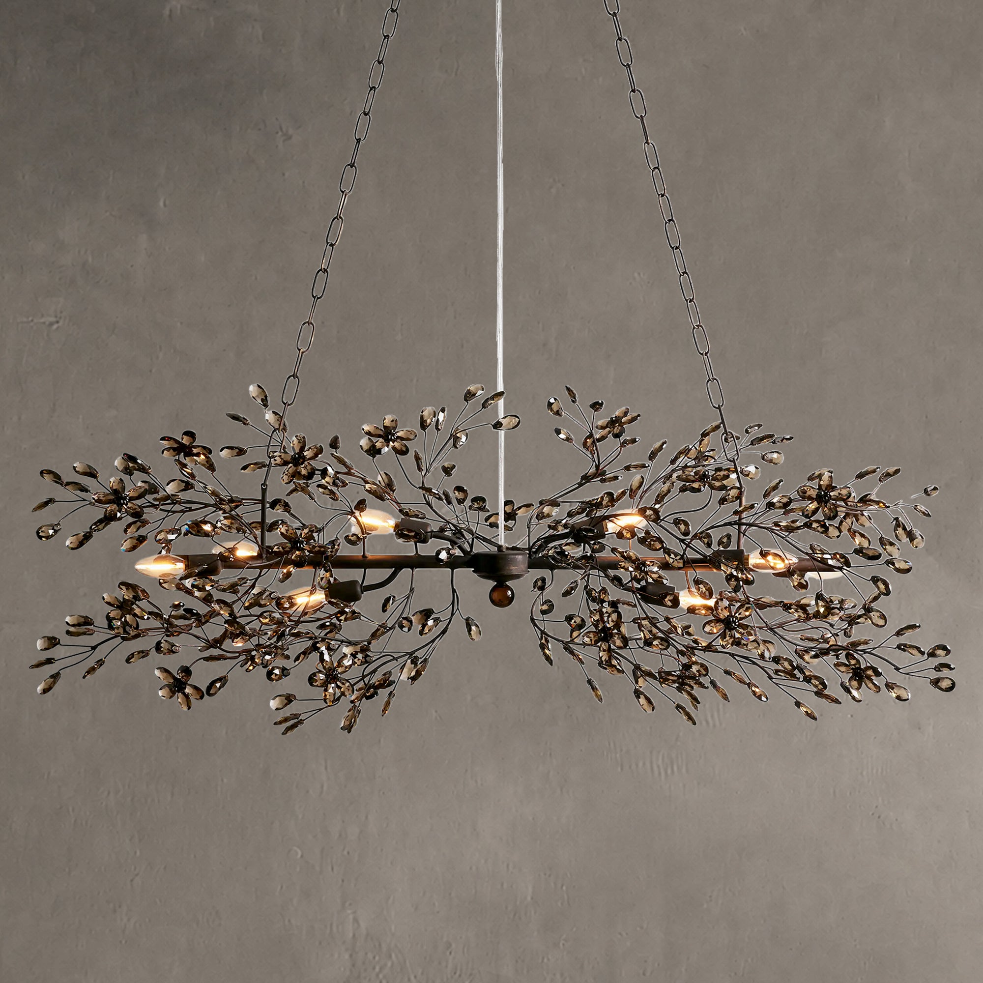 Fiore Linear Chandelier 43"51"68"