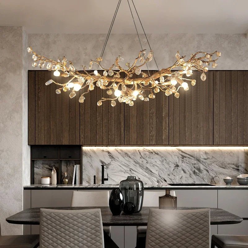 buyAlbero Branch Crystal Linear Chandelier - Morsale