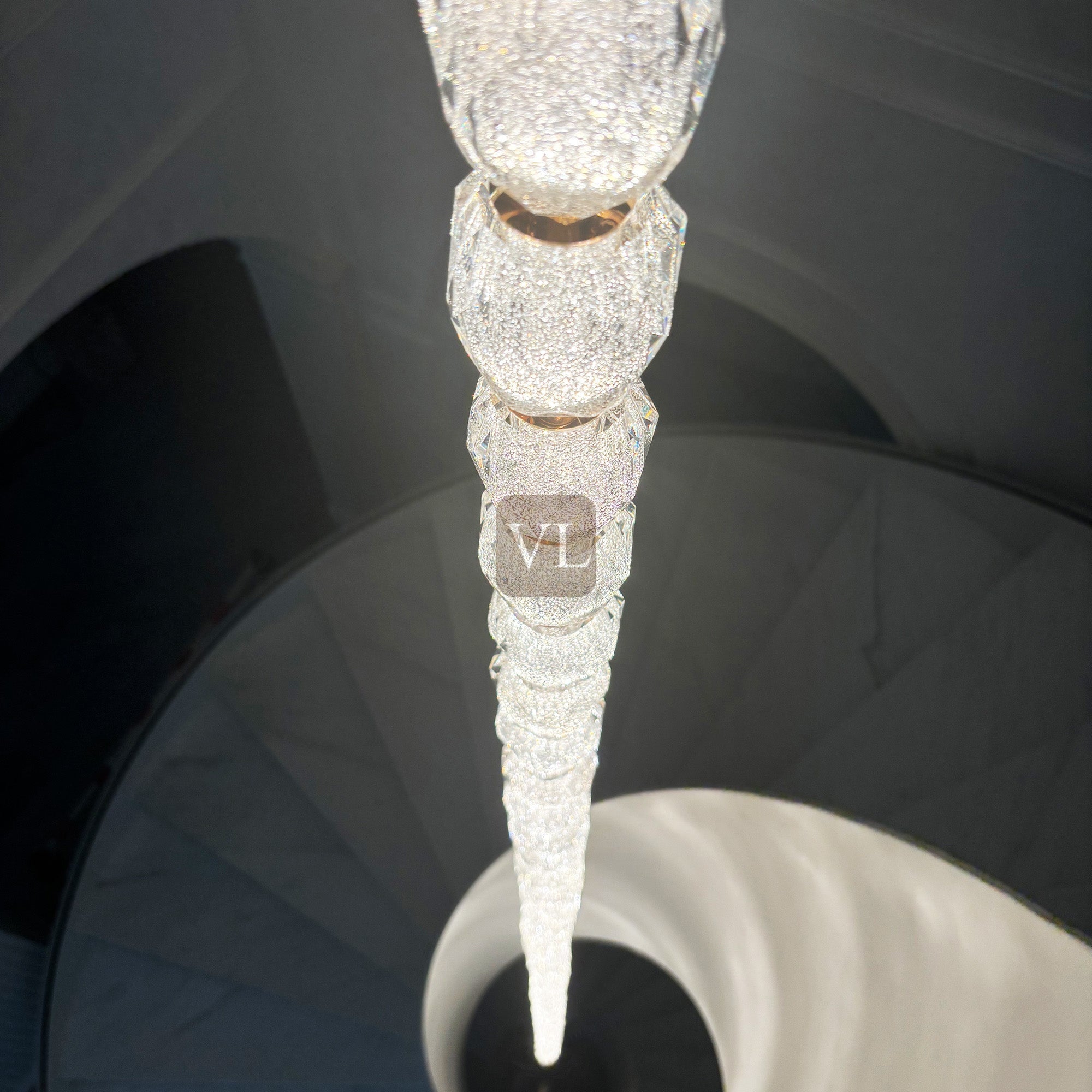 Modern Crystal Bead Chandelier