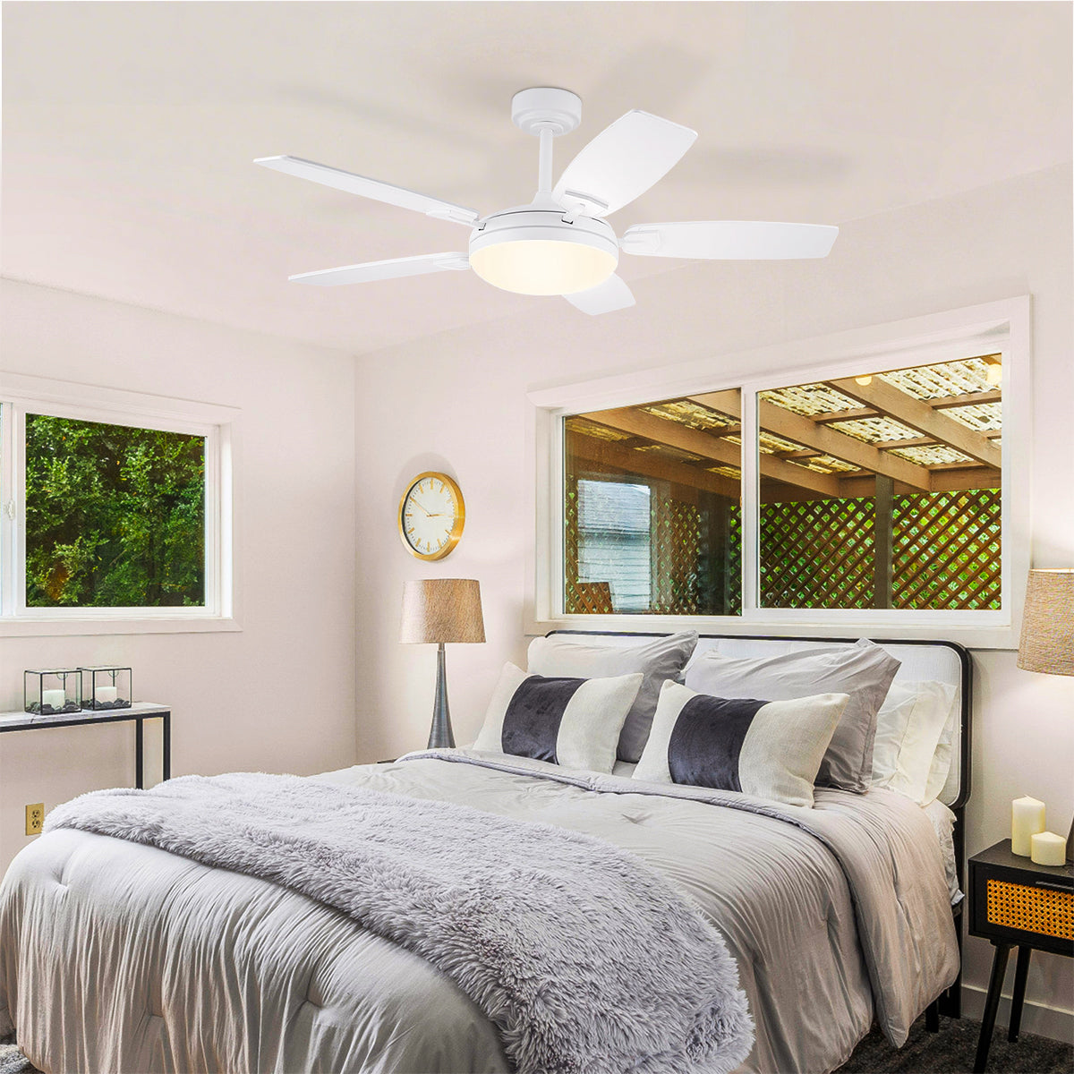 Zephyra Ceiling Fans with Lights 52"