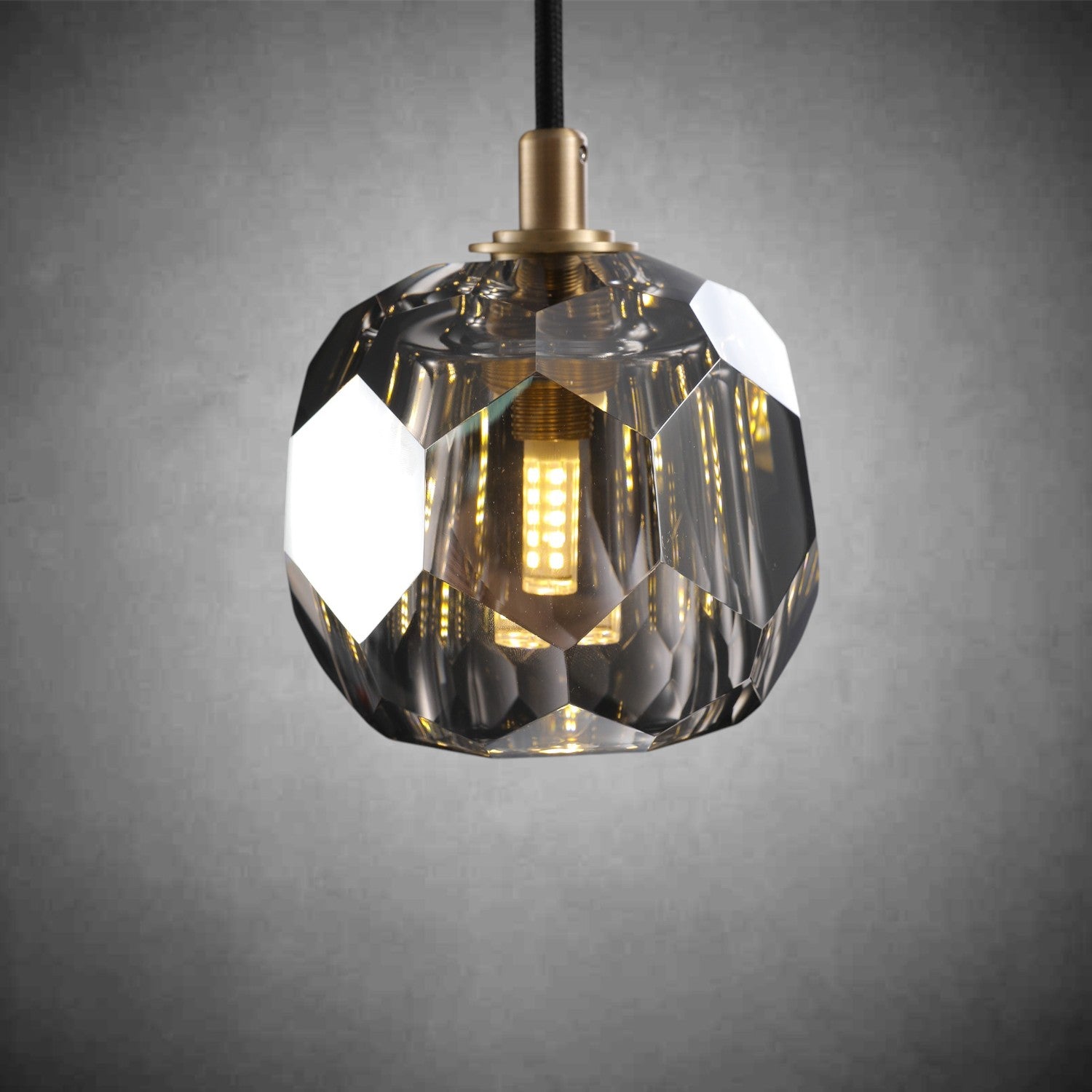 Bolura De Cristal Glass Cord Pendant