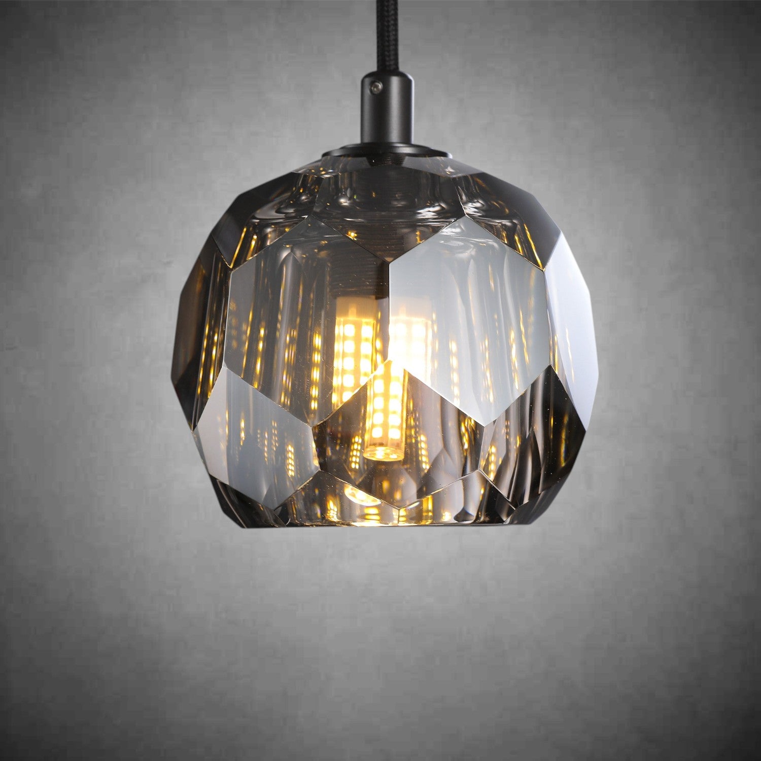 Bolura De Cristal Glass Cord Pendant