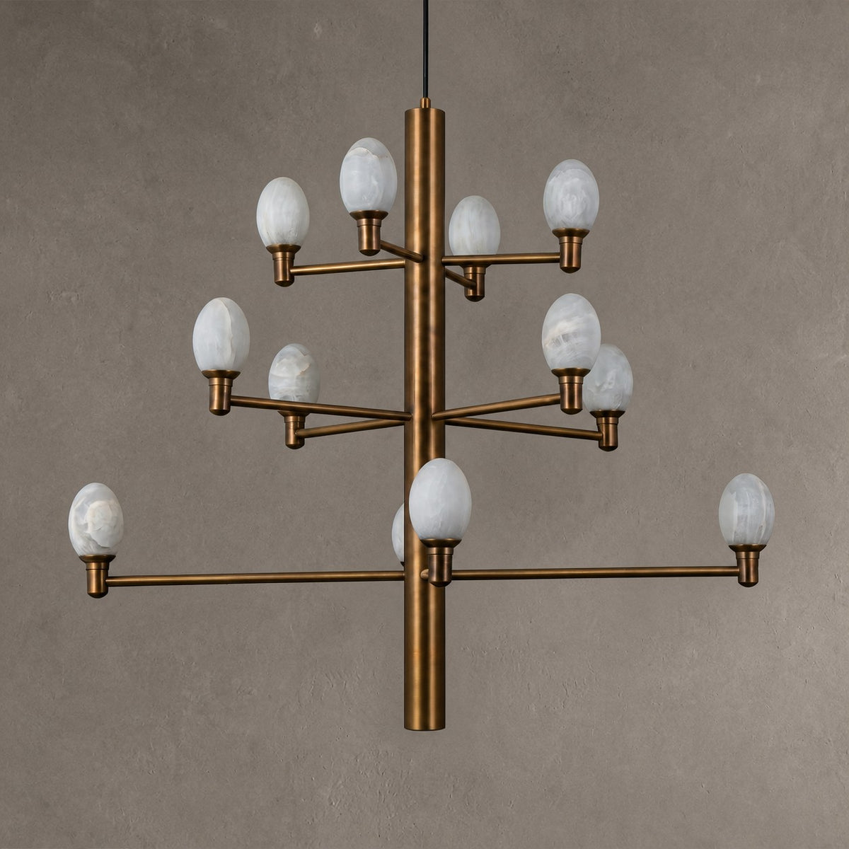 Ramo Brass Living Room Chandelier