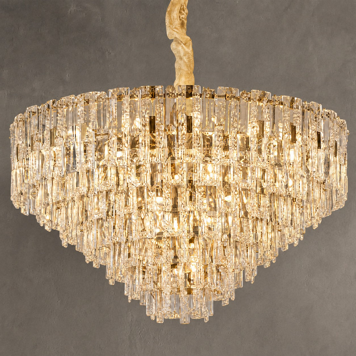 Notturno Crystal Crown Chandelier