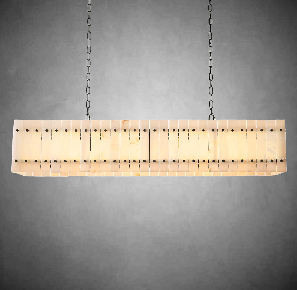 Marino Alabaster Linear Chandelier