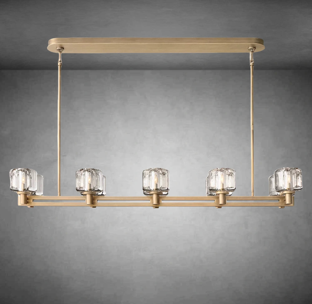 Zachary Double Linear Chandelier