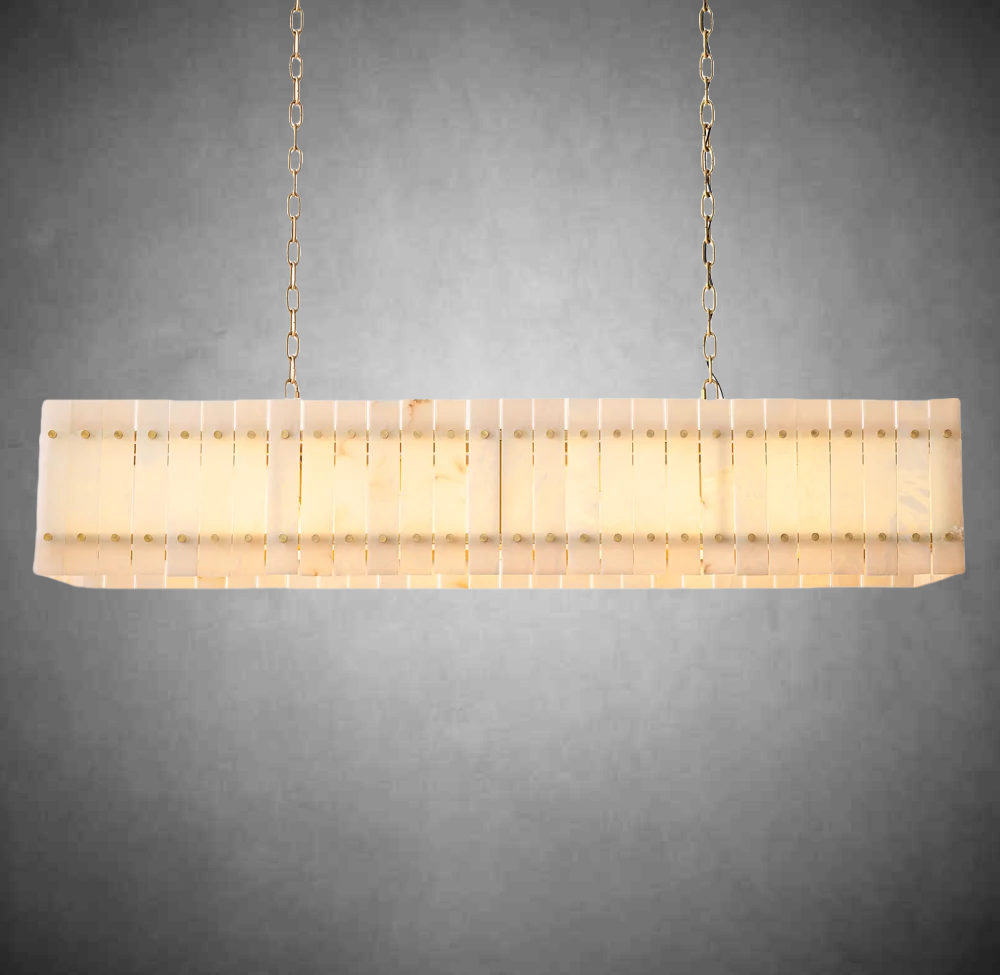 Marino Alabaster Linear Chandelier