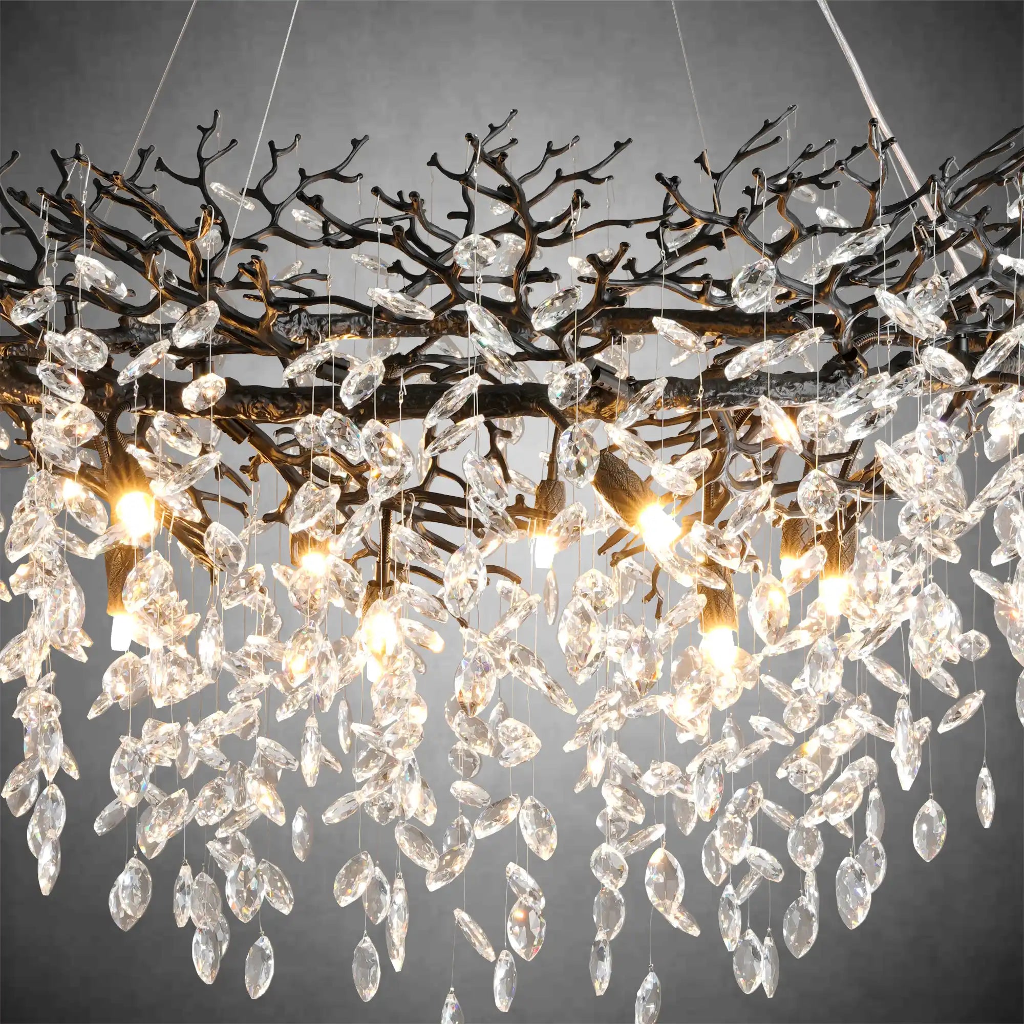 Horse-eye shaped branches Crystal Chandelier