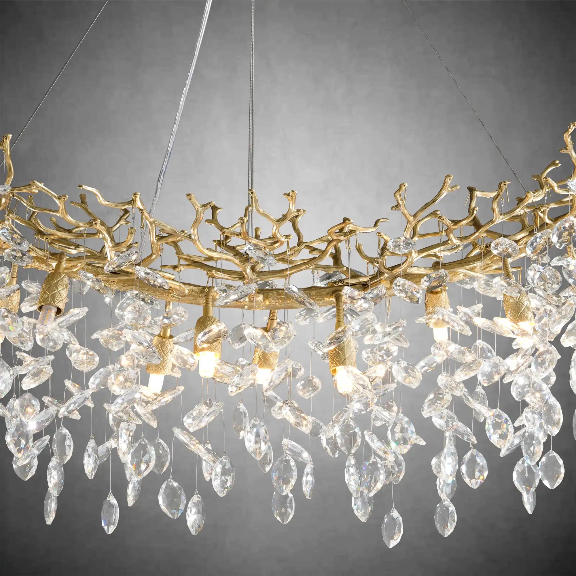Horse-eye shaped branches Crystal Chandelier
