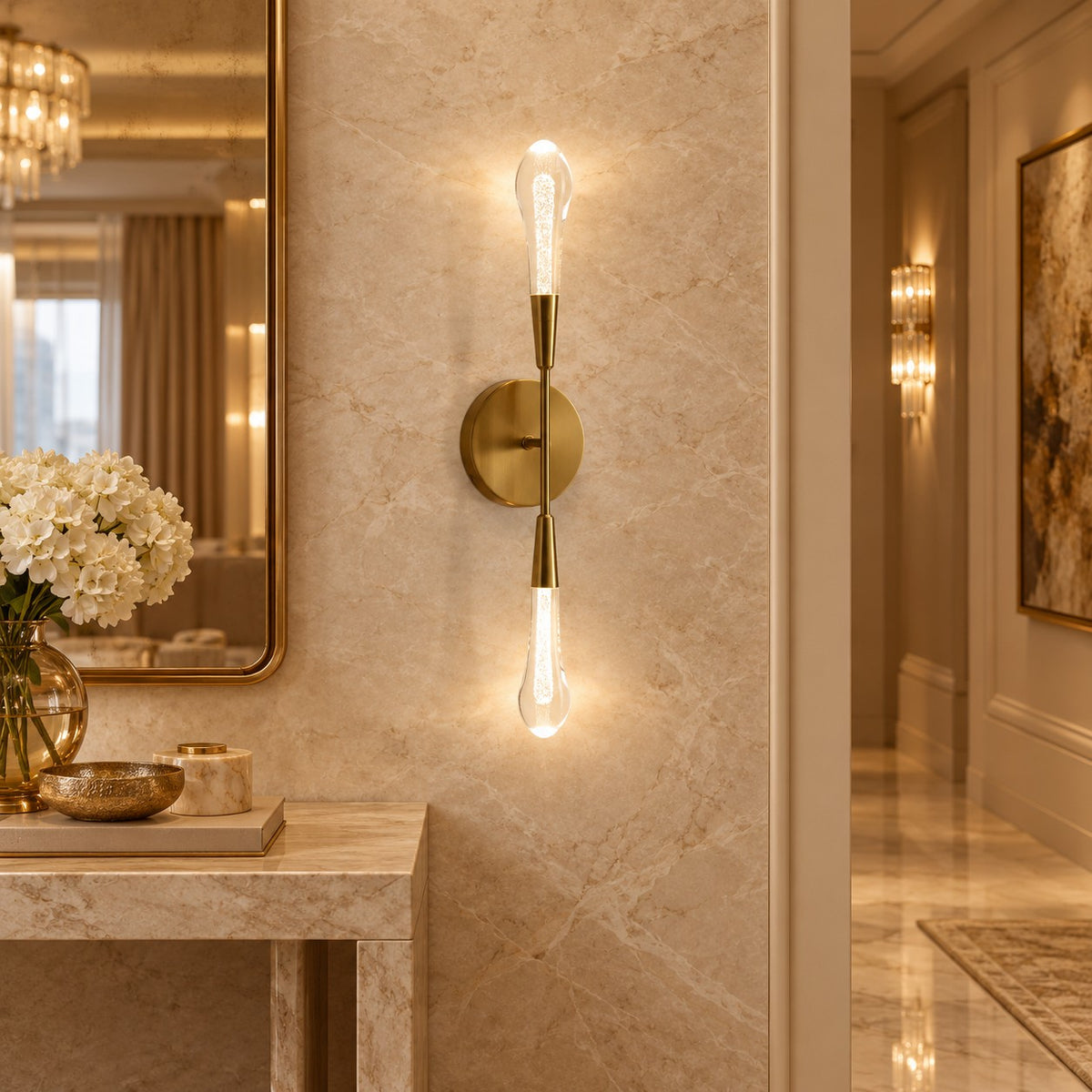 Solvane Double Sconce