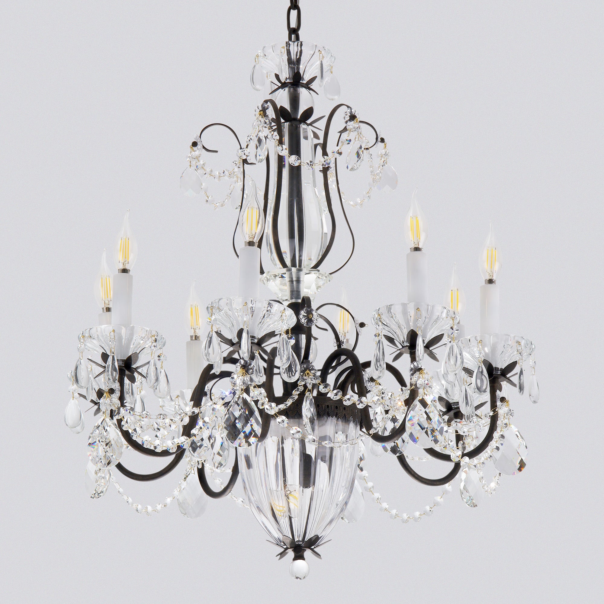 Victorian Crystal Chandelier