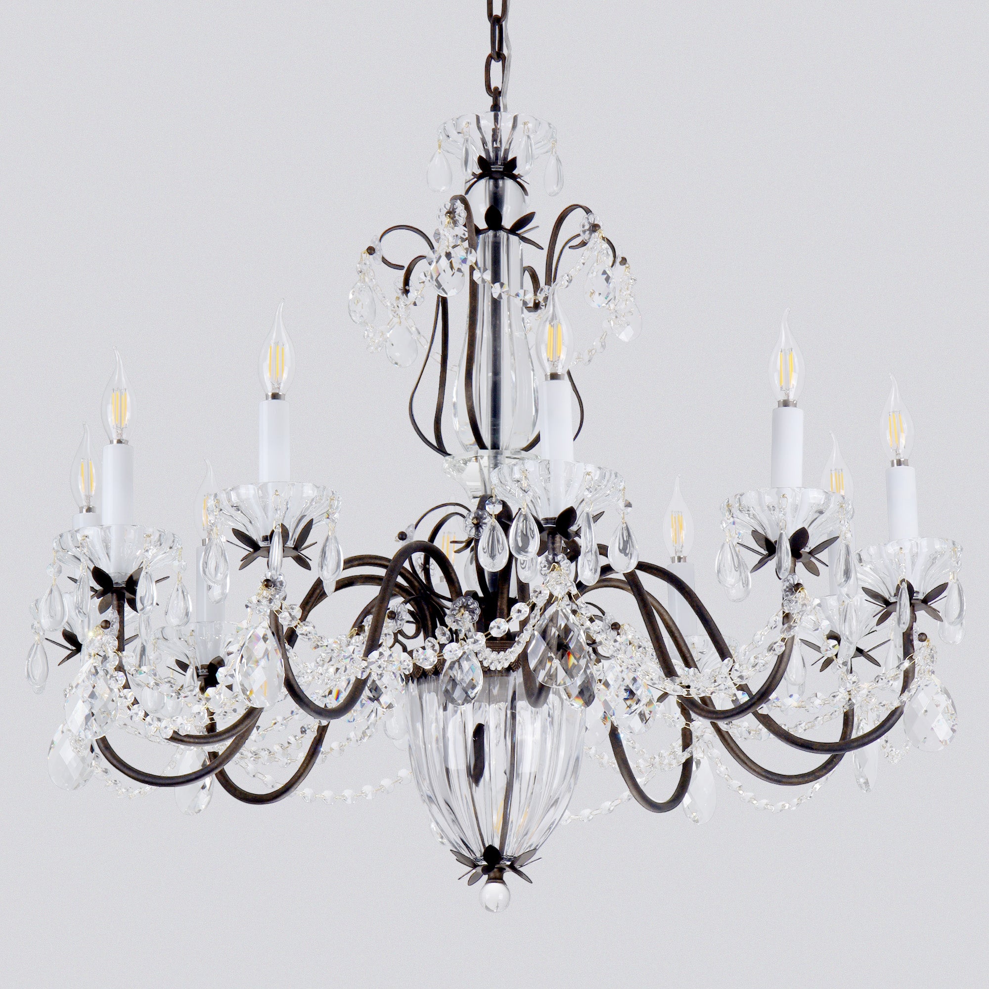Victorian Crystal Chandelier