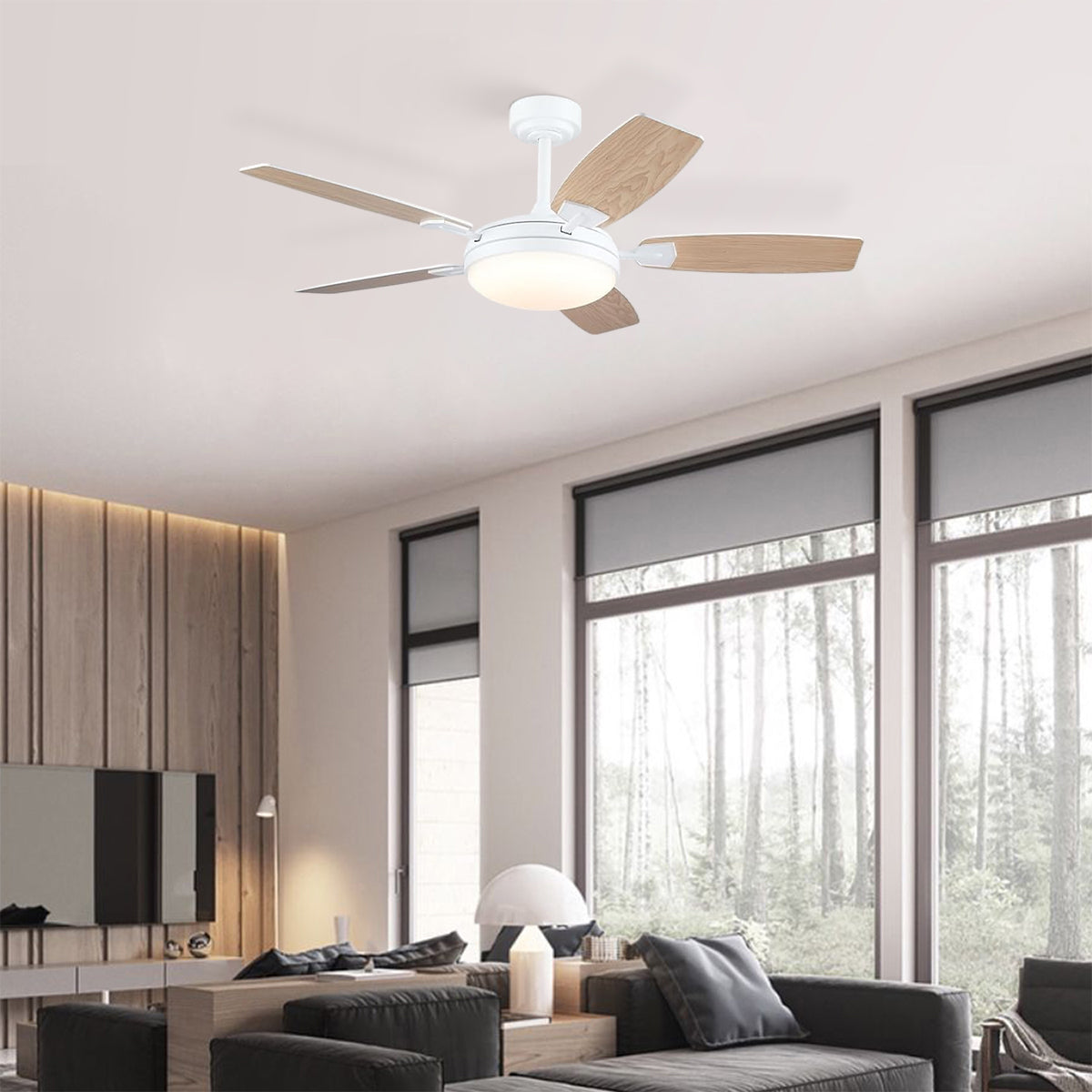 Zephyra Ceiling Fans with Lights 52"