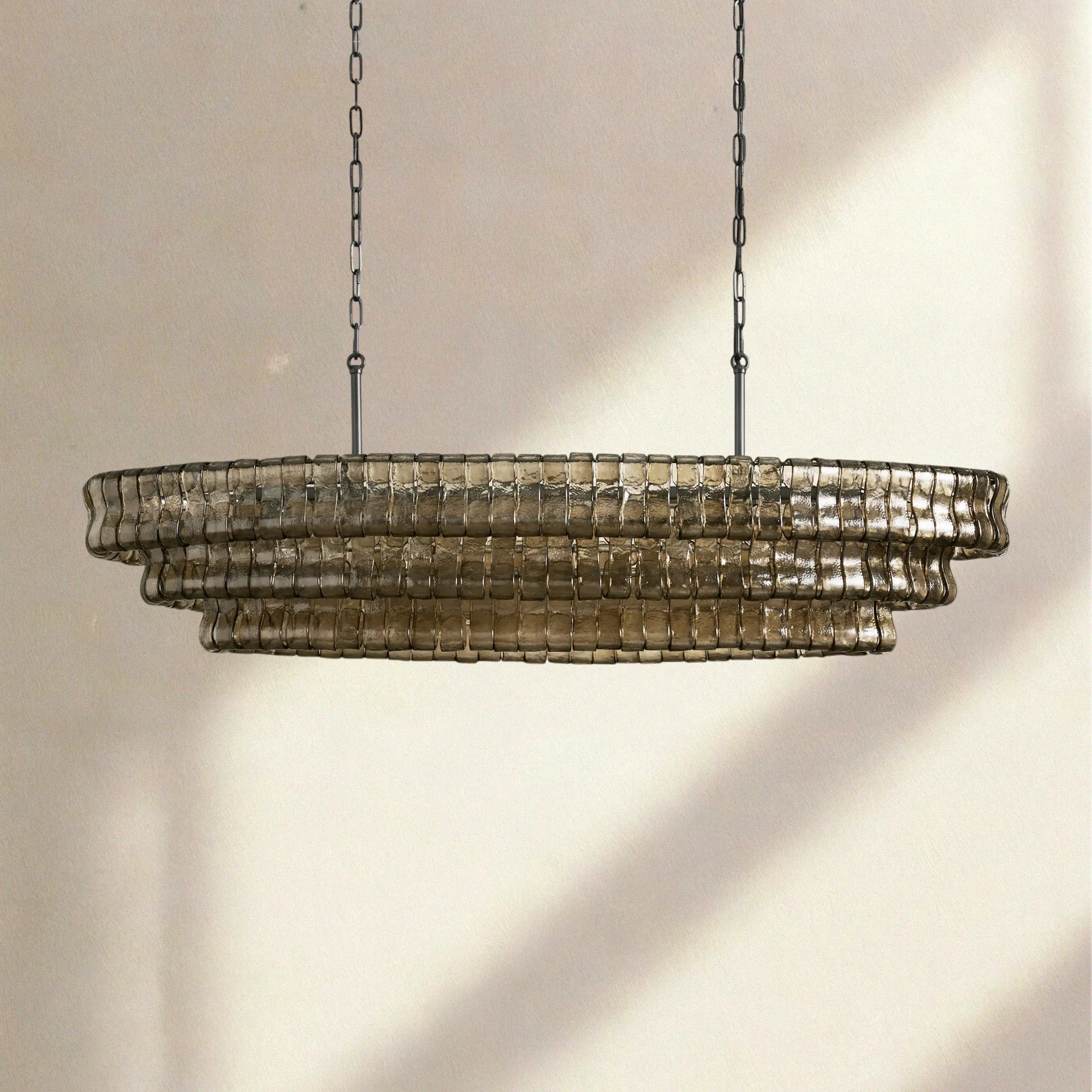 Ghiaccio Oval Chandelier